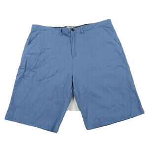 Jachs Mens Stretch Cotton Blue Khaki Chino Dress Shorts Size 40